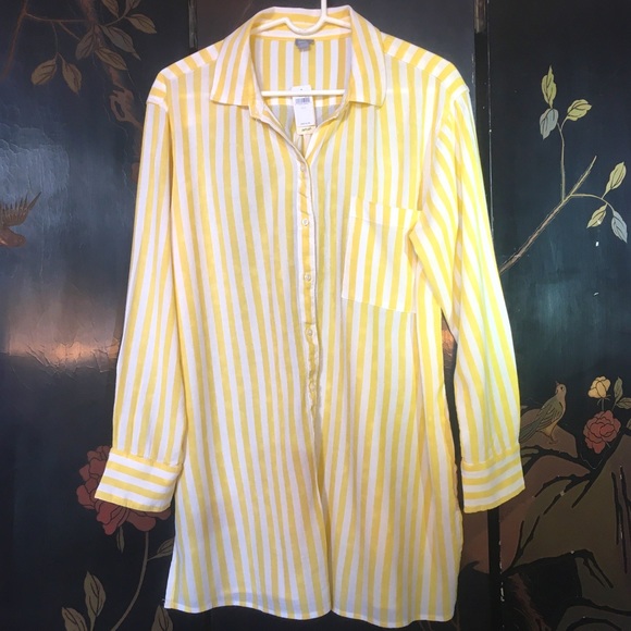 Aerie Striped Button Up Shirt NWT - Picture 5 of 15